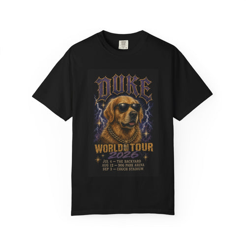 Custom Pet Shirt Personalized Dog Bootleg Tee, Your Dog World Tour Shirt with Name & Funny Tour Dates, Retro 90s Concert Style Dog Dad Gift