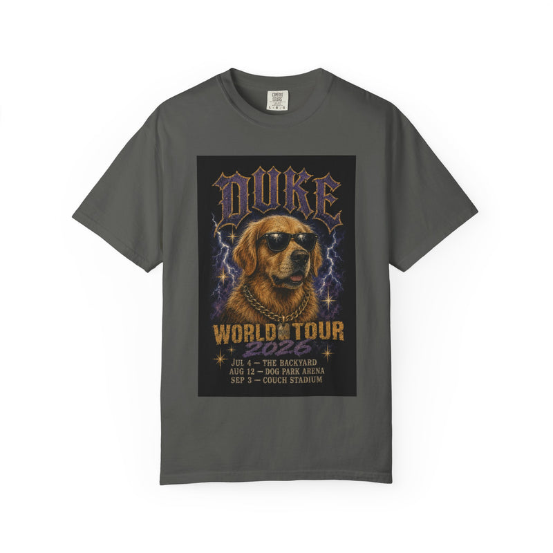Custom Pet Shirt Personalized Dog Bootleg Tee, Your Dog World Tour Shirt with Name & Funny Tour Dates, Retro 90s Concert Style Dog Dad Gift